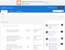 Tablet Screenshot of dp9forum.com